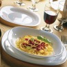 Servizio piatti 18 pz in vetro bianco Bormili rocco  modello Parma