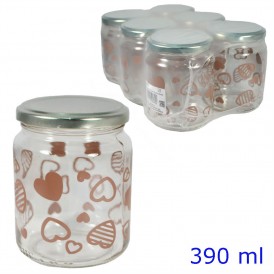Weck, Barattoli in vetro, mini vasetti con coperchio, 80 ml, 1 set/12