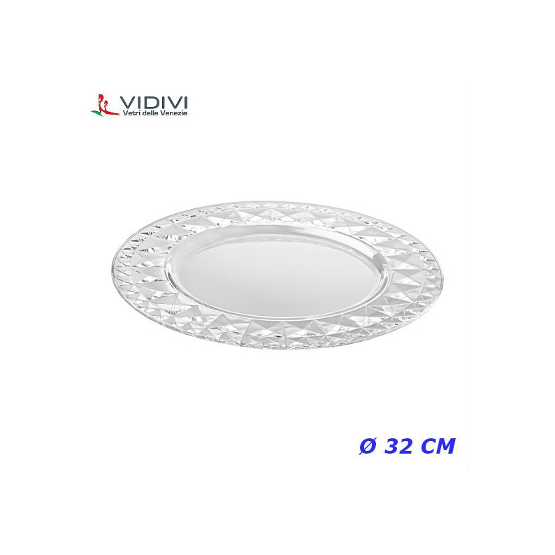 Set 6 Sottopiatti In Vetro Circle H&H - Diametro 32cm Per Tavola Elegante E Quotidiana - Foto 6