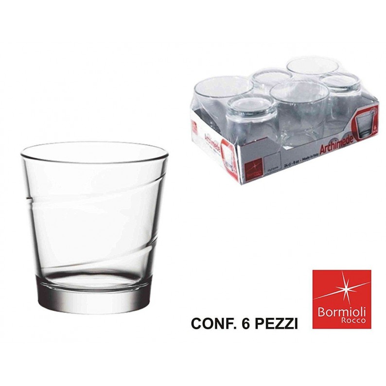 Set 6 Bicchieri Duralex Arome 190ml – Vetro Temperato Resistente, Impilabili, Fatti In Francia