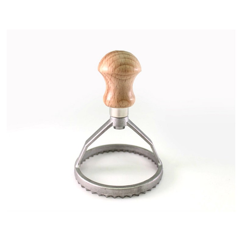 Stampino Per Ravioli Tondo - Tagliapasta Per Ravioli &Oslash; 58 Mm, Acciaio, Per Pasta Fresca Fatta In Casa