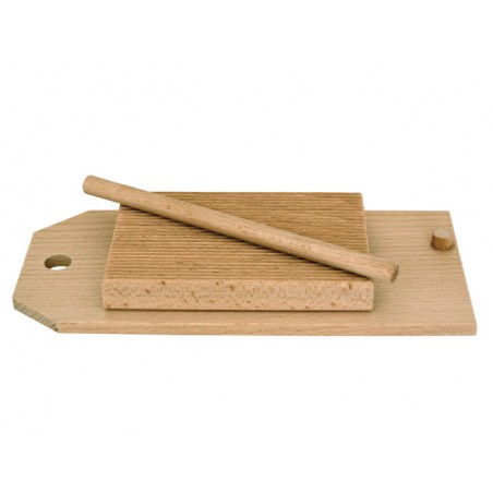 Tagliere Per Gnocchi In Faggio, Leggero E Resistente, Superficie Liscia Per Impasto - 4