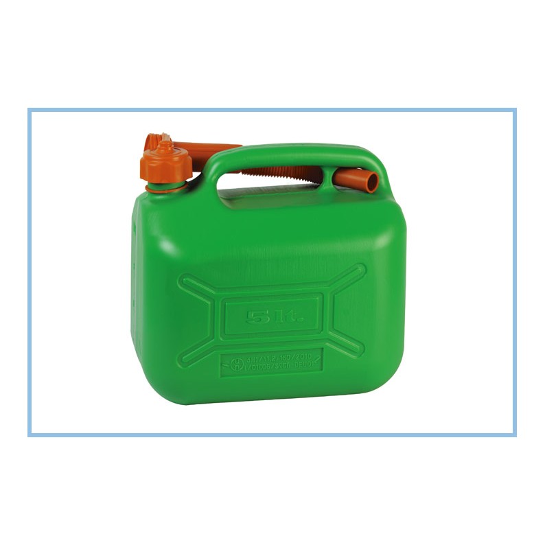PVC verde,omologazione ONU Tanica carburante 5 litri 