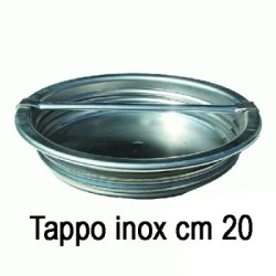 Tappo A Vite Di Ricambio Per Fusti Olio La Nuova Sansone LT 25-30-50 - Diametro Circa 20 Cm, Con Filettatura