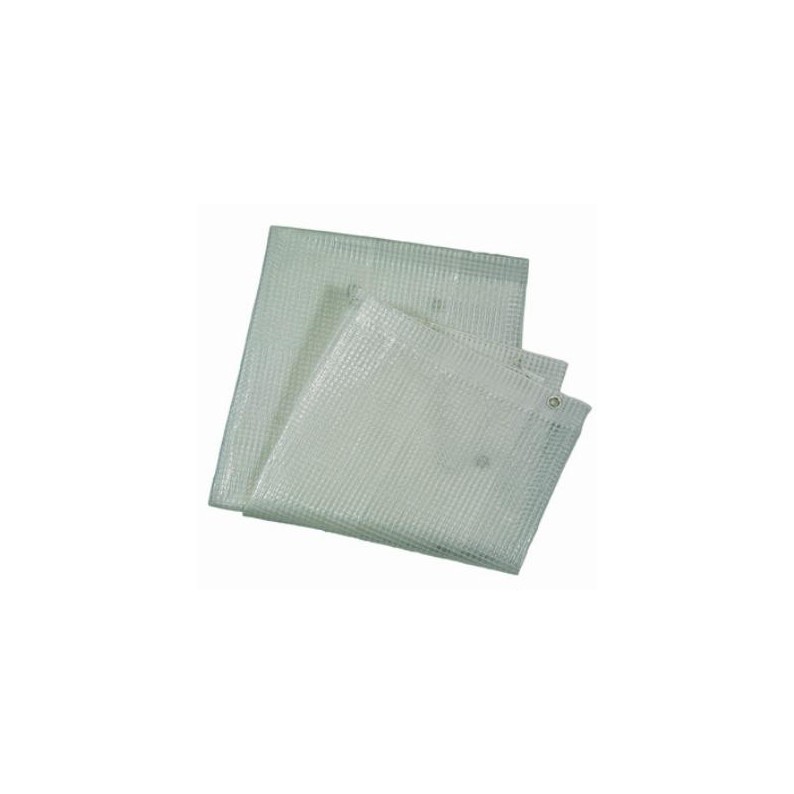 Telo Plastica Resistente Telo Impermeabile Occhiellato 4x5 Metri - Bianco, 120 Gr/m², Resistente, Per Coperture E Protezioni Teloni Impermeabili Occhiellati - Foto 8