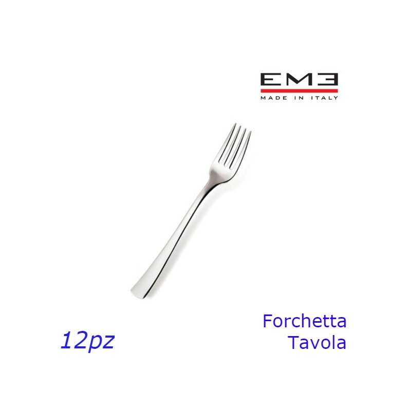 Decorrack forchette in acciaio INOX forchette da tavola posate 12 pezzi 