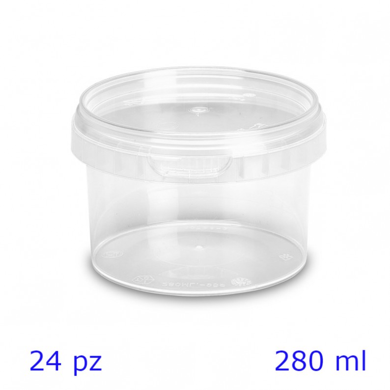 Set 12 Contenitori Per Alimenti In Plastica Trasparente Con Coperchio, 907g, Adatti A Microonde E Lavastoviglie, Senza BPA - 3