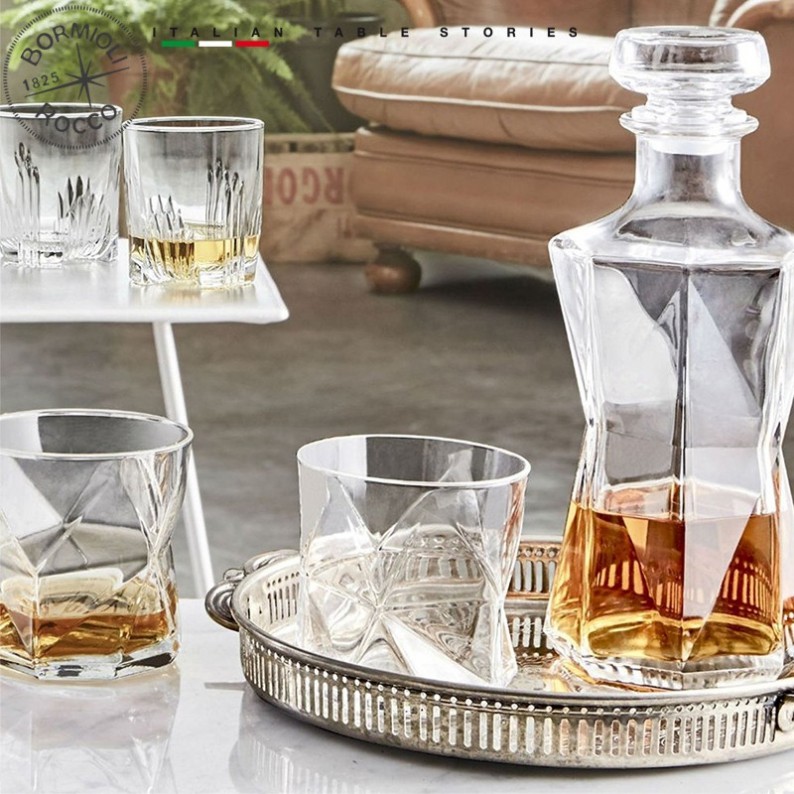 Leonardo Bar, Bicchiere per Whisky, Accessori Liquori, Vetro, 190 ml, 26661