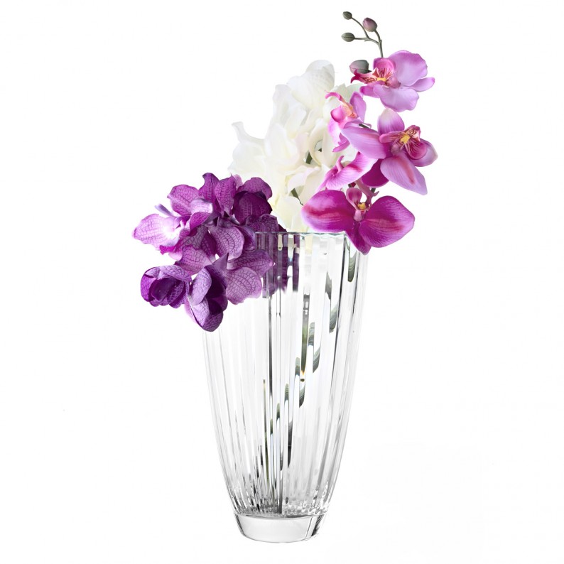 vaso in vetro per fiori modello Diva 30 cm