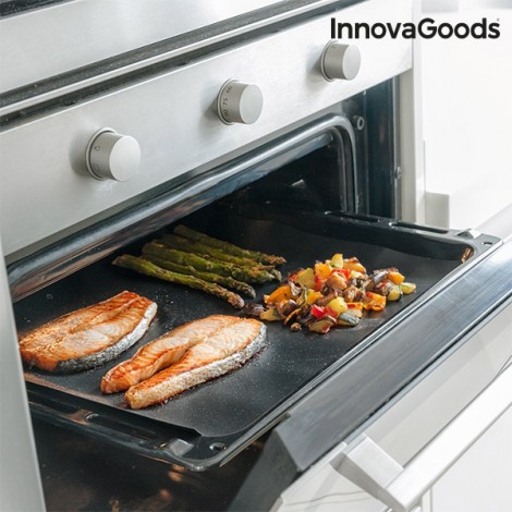 Tappetino Per Griglia Barbecue, Teflon Antiaderente Thickeded Riutilizzabile Salutare Facile Da Pulire, Tappetino Da Forno BBQ Per Griglia A Carbone, A Gas O Elettrica (Nero+Rame 0,25mm,10 pezzi