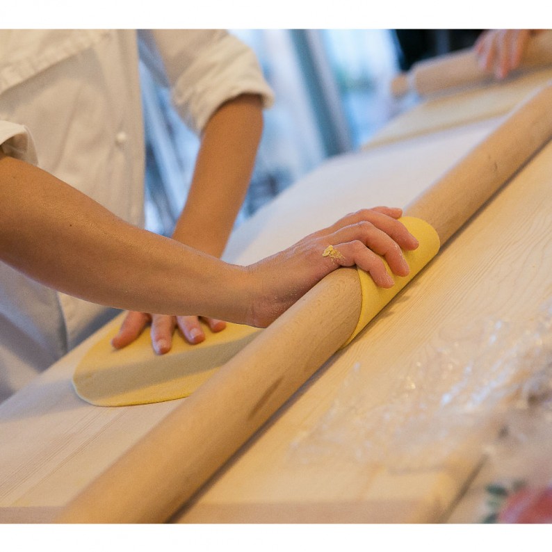 Mattarello stendi pasta in legno di faggio cm 100 - RagStore
