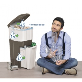 Pattumiera Bagno A Pedale, Cestino Da 3 L Con Secchio Rimovibile Cesto Con Coperchio Acciaio Bianco Relaxdays 93937499