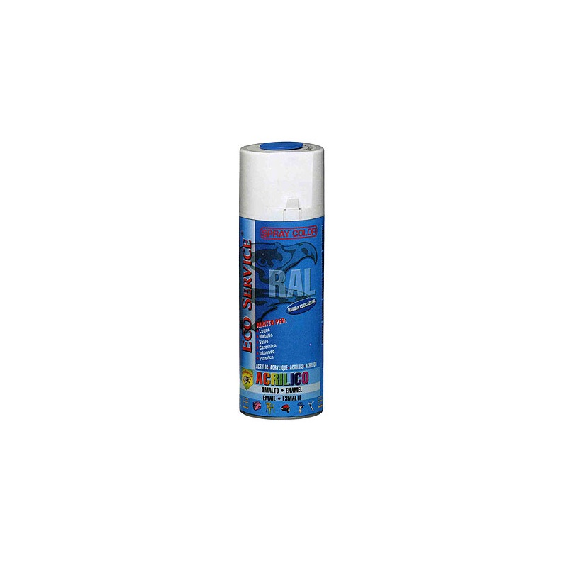 Vernice spray lucida 400ml, bianco, RAL 9010