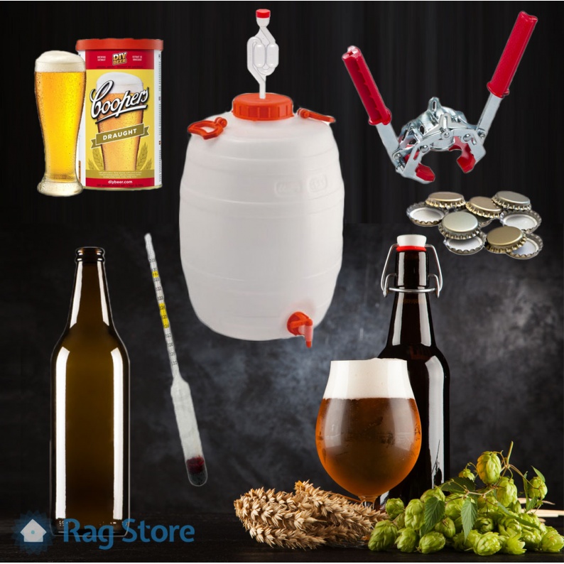 Kit base per fermentazione produzione birra Malto Coopers per 2 Fermentatore
