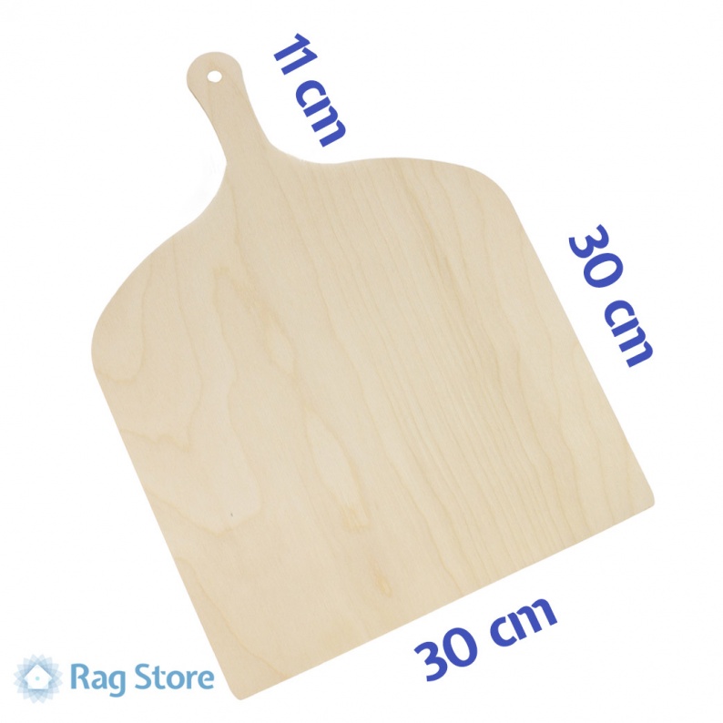 Pala per pizza in legno di faggio natura cm 41x30