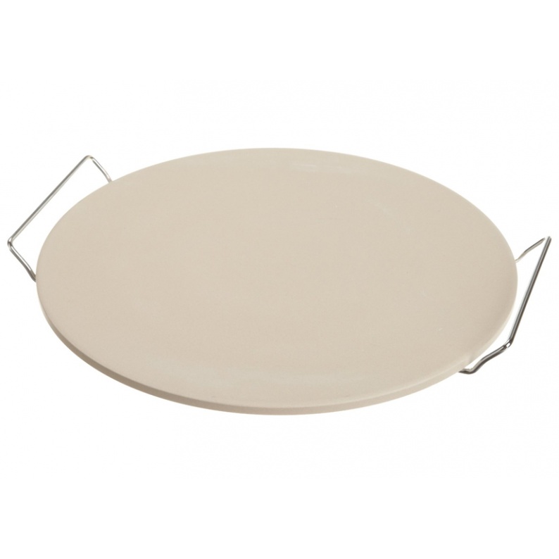 Pietra refrattaria per cottura Pizza cm 33 con supporto