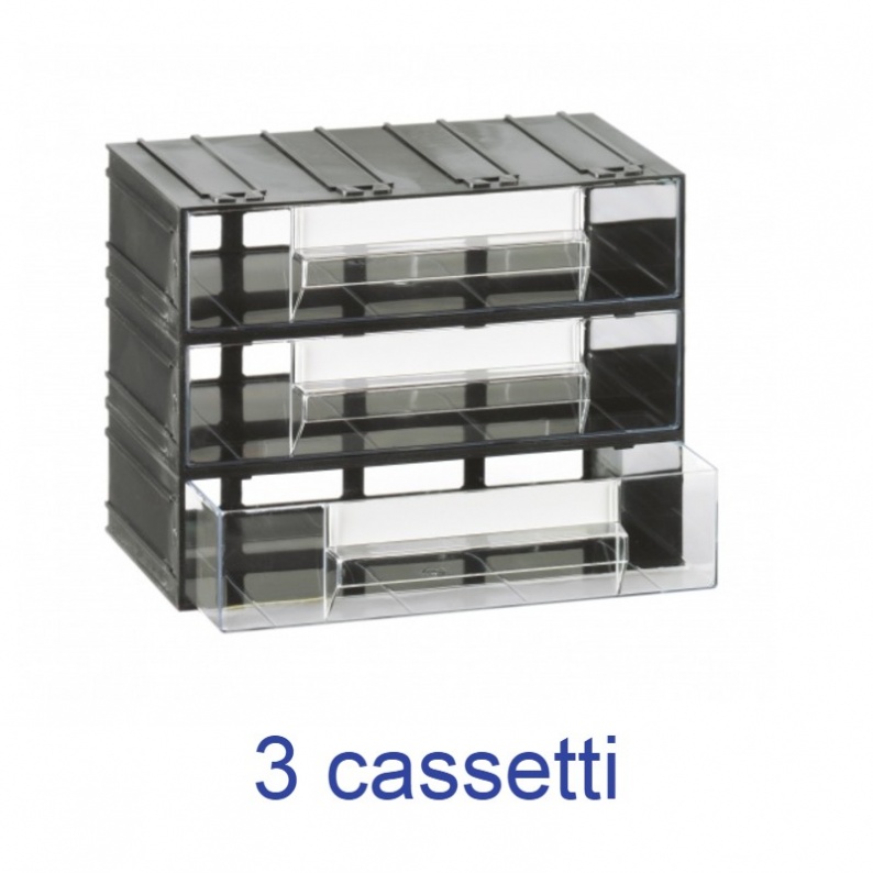 Hausfelder Organizer cassetti cosmetici e trucco, abbinato al comò IKEA