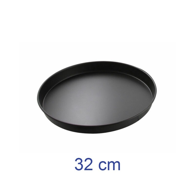 Gräwe Pizza in teglia rotonda diametro interno 32 cm con rivestimento in ceramica 31 cm 
