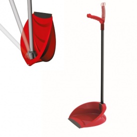 Paletta Scopa Arix Tonkita | Pieghevole Con Setole Unflagged | Colore Rosso E Nero