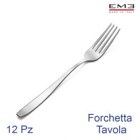 H2H 6 forchette Servizio di posate Venice da 24 pezzi 6 cucchiai da dolce e 6 cucchiaini composto da 6 coltelli 