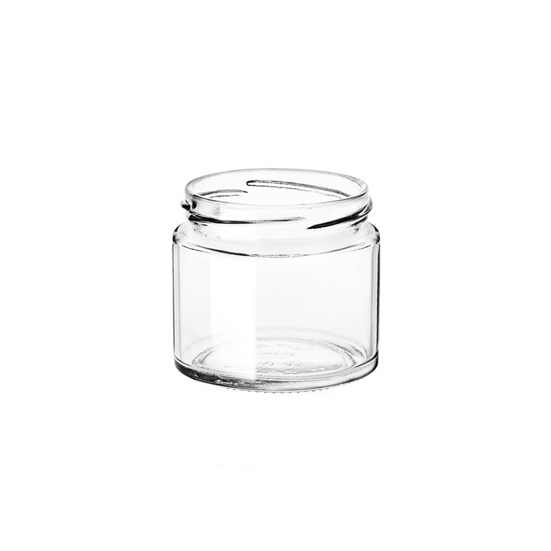 Vasetto in vetro semplice modello Minimal da 212 ml