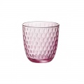 Bicchieri in vetro Slot per acqua colore Rosa - 6 pezzi Bormioli Rocco