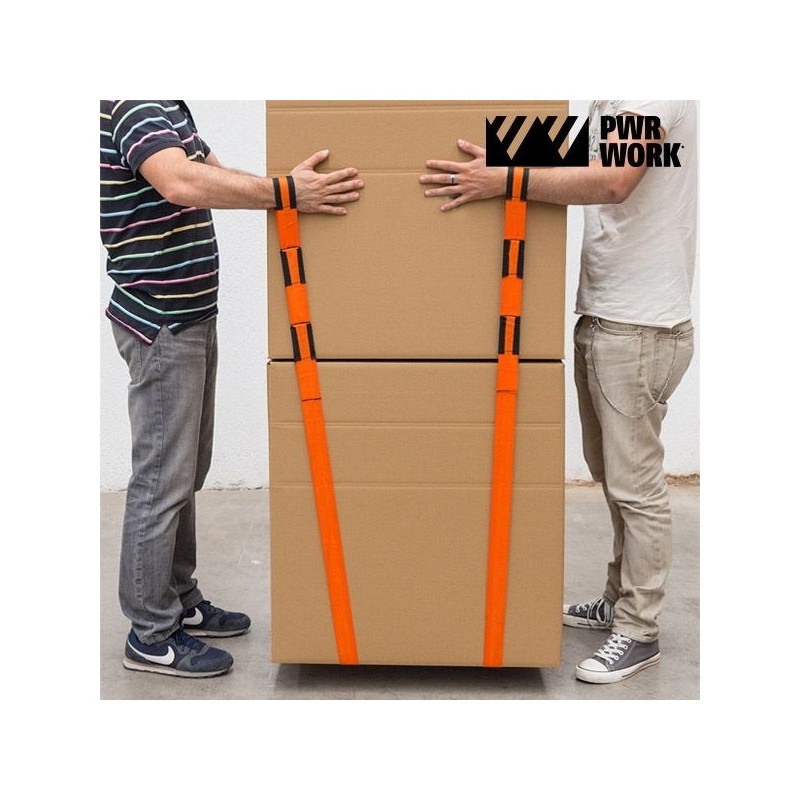 Cinghia di sollevamento aperta con asole, Misura 60 mm x 2 metri, Carico max 2000 Kg, Poliestere Cinghia di sollevamento aperta con asole, Misura 60 mm x 2 metri, Carico max 2000 Kg, Poliestere