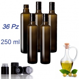 10 Bottiglie Di Vetro Da 1 Litro Con Tappo Ermetico - Per Acqua, Olio E Bevande, Lavabili In Lavastoviglie - Foto 12