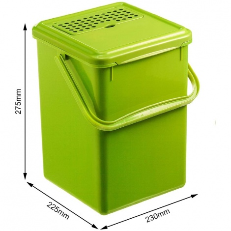 Cestino Spazzatura Differenziata Everest 17L - 3 Scomparti Per Riciclo Nero - Foto 12