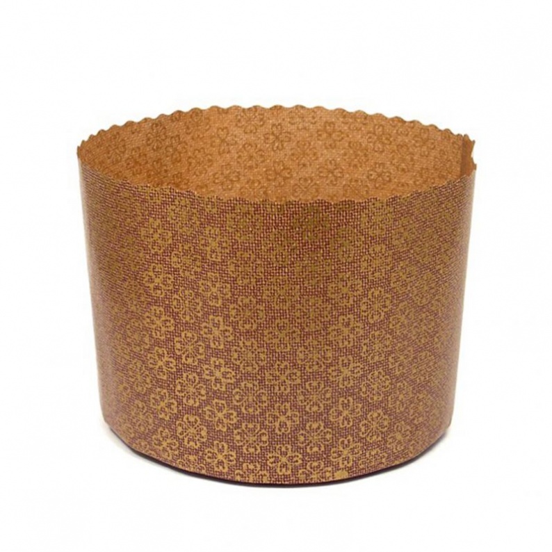 Stampo Per Panettone In Carta Forno Onda Rigida - 5 Pezzi, 155x106 Mm, Per 750 Gr - Foto 4
