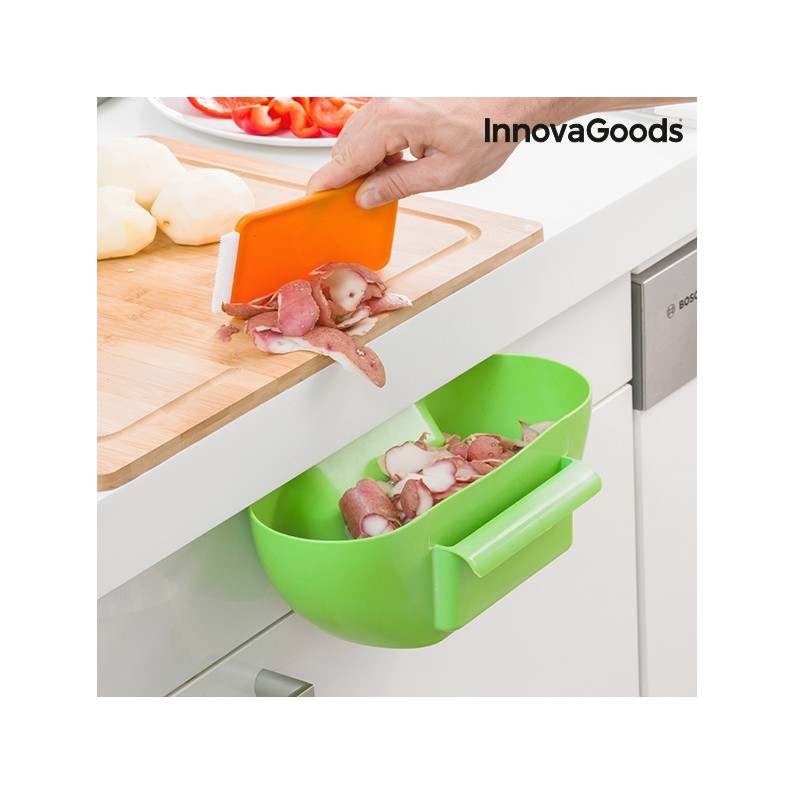 Miiepls 3 pezzi Armadio da cucina per porta, contenitore per rifiuti da cucina, organizer da appendere per riporre i rifiuti domestici