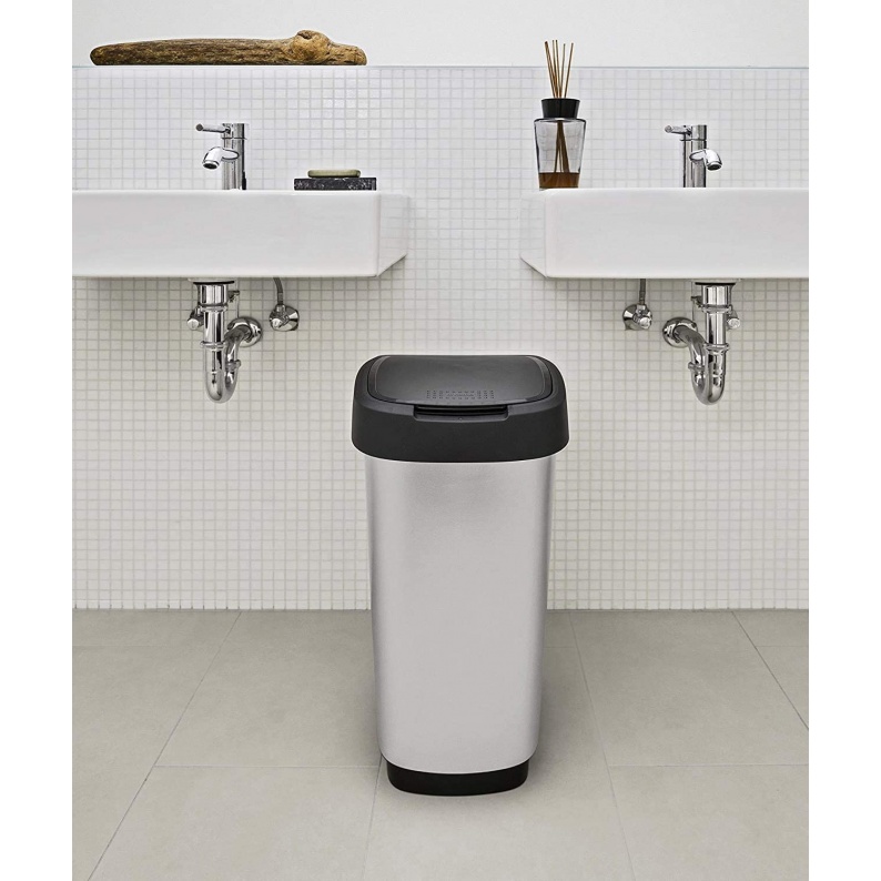 Secchio pattumiera da bagno Twist Rotho 25 litri