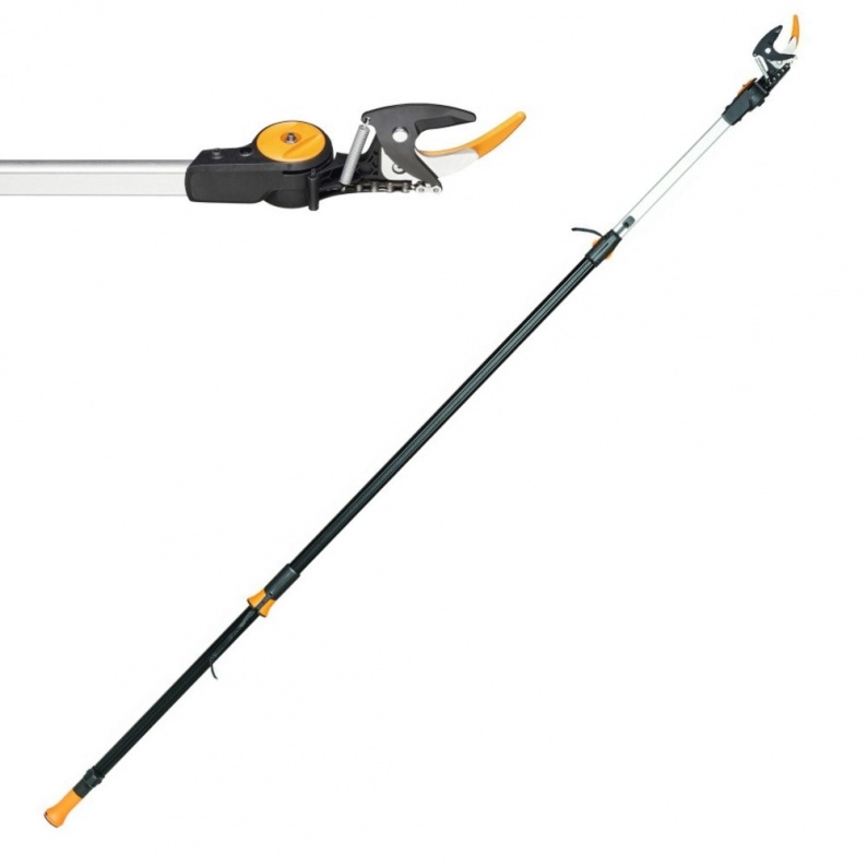 Svettatoio A Pertica Telescopico Professionale - Tagliasiepi 1.2-2.4m, Con Sega E Corda - Foto 9