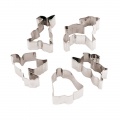 Wilton Set 6 Mini Tagliapasta Pasqua In Acciaio – Formine Per Biscotti A Tema Pasquale