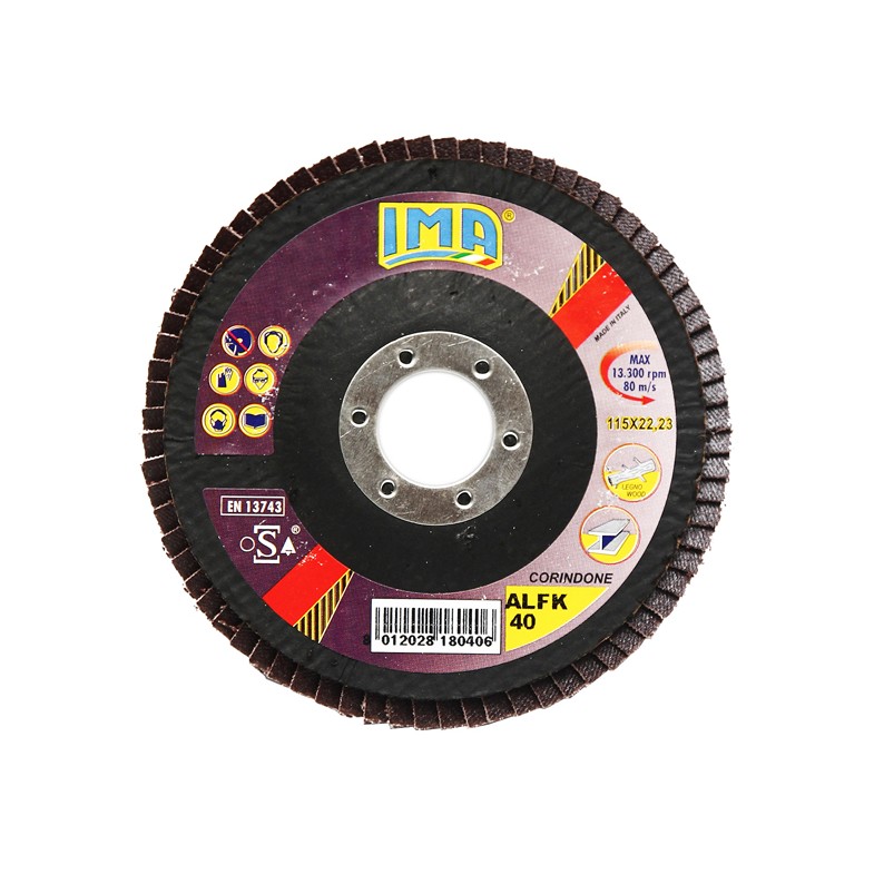 Dischi Abrasivi A Lamelle 240 Grana - 5 Pezzi Ossido Di Alluminio 10.2cm