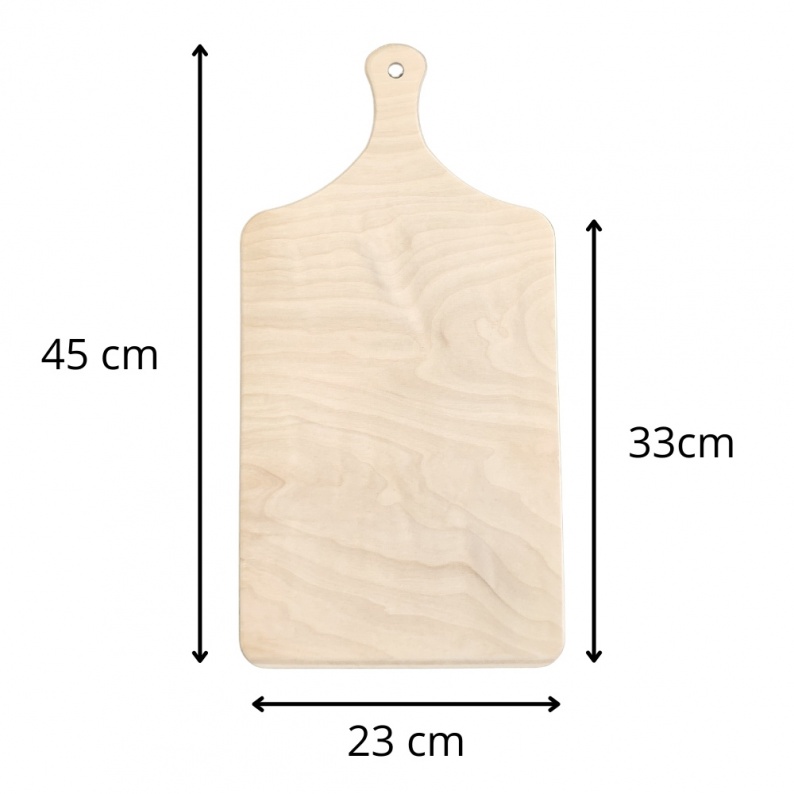 Dimensioni perfette per pala pinsa romana cm 23x33 - spessore 6 mm