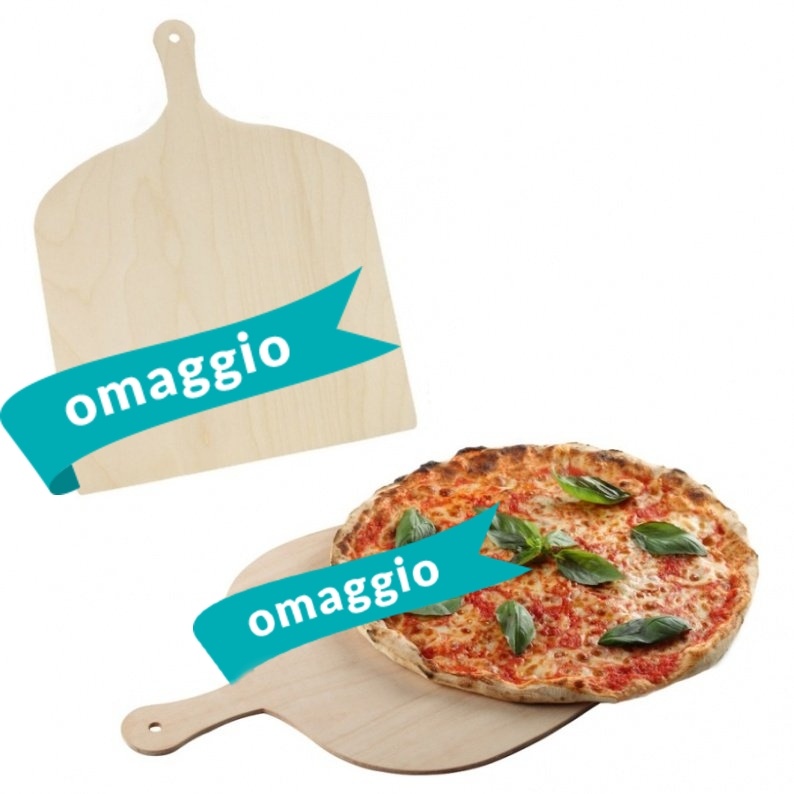 Omaggio pala per pizza in legno