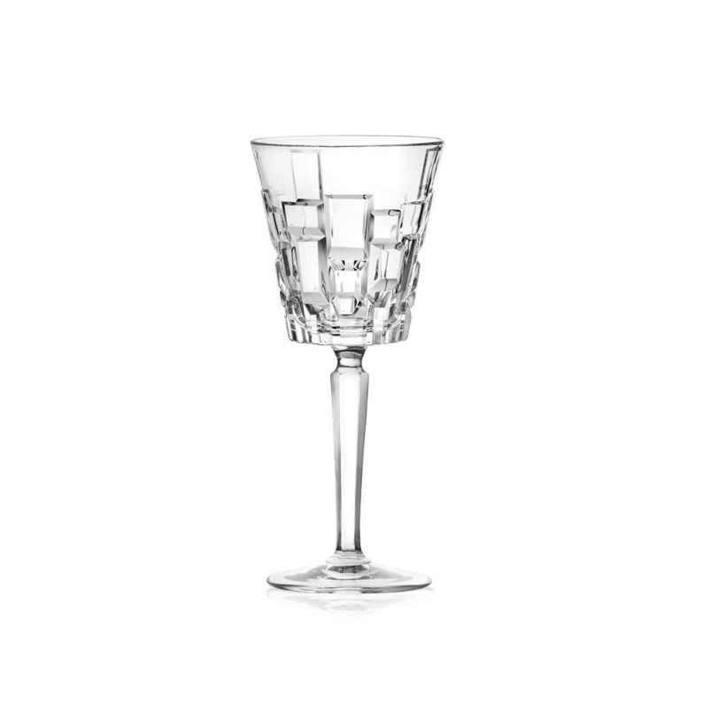 RCR Etna Set De Verres à Vin En Verre 200 Ml, 6 Pièces Transparent