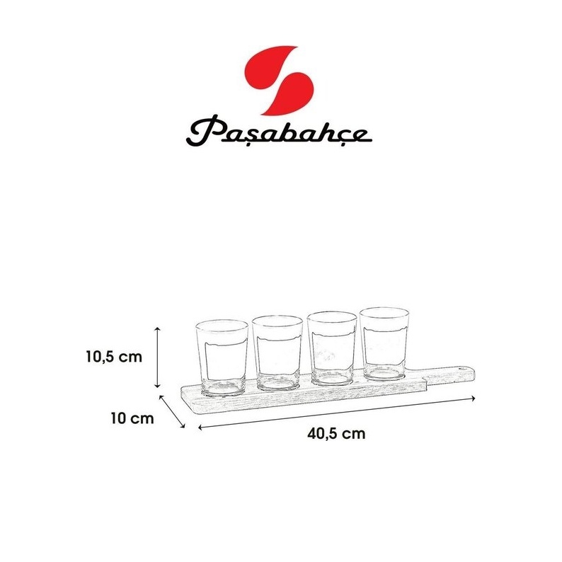 longyier Set di 4 Bicchieri da Whisky, 300l Tubler Basso Per Cocktail Bourbon Ru Cognac Vodka