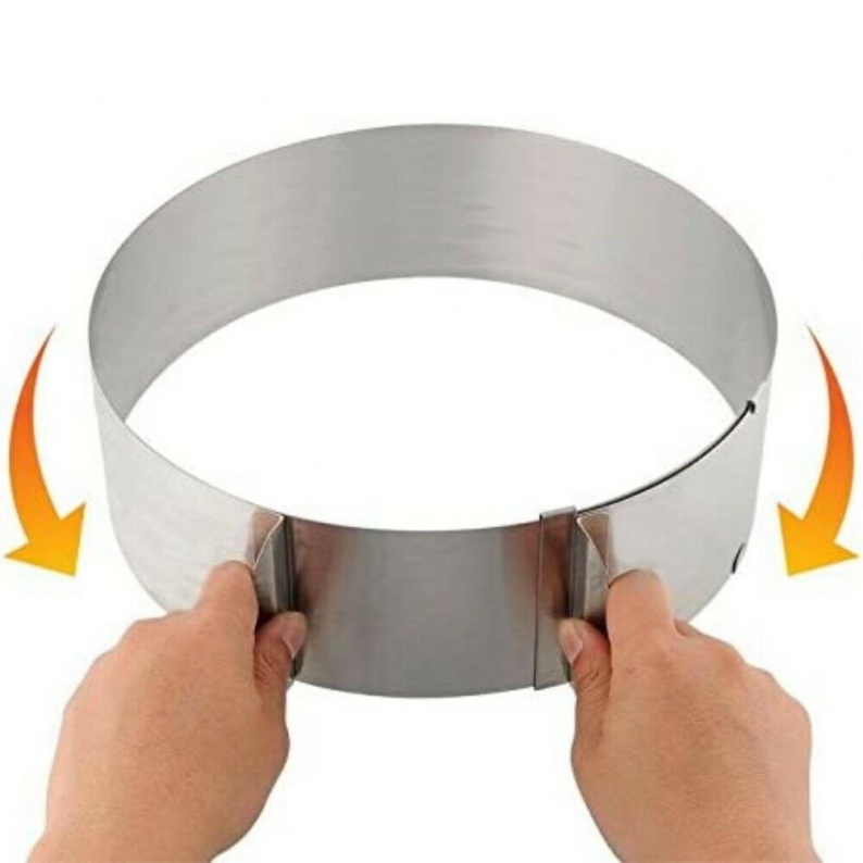in acciaio inox 15 x 5 cm, argento Städter 625105 torta anello diametro 16 x 6 cm 