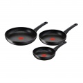 Set Pentole Antiaderenti 5 Pezzi: 3 Padelle (20/24/28cm) + 2 Casseruole (18/20cm) Con Manici Rimovibili, Adatto A Induzione - copertina