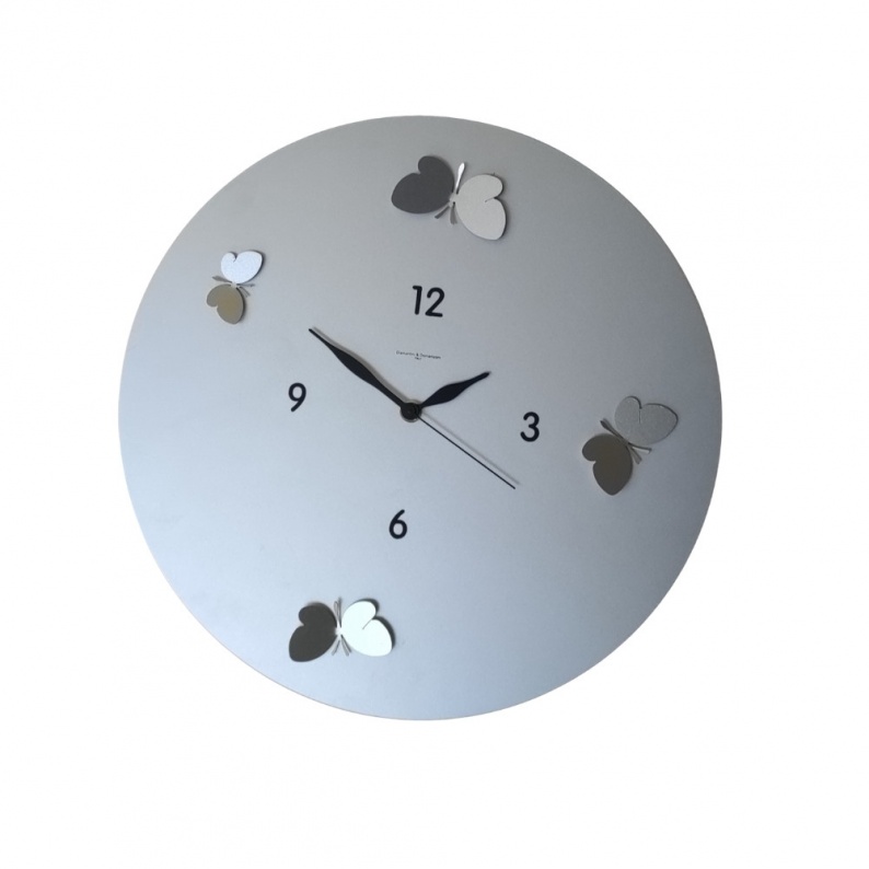 Orologio Da Parete CalleaDesign Sirio 38 Cm - Alluminio E Grigio Quarzo - Made In Italy - 3
