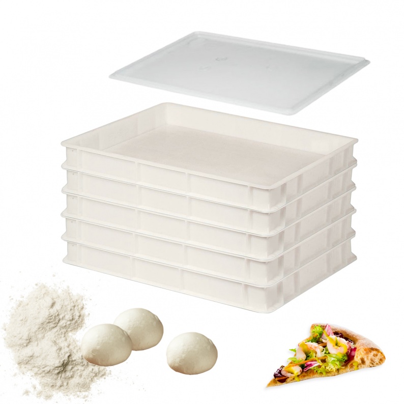 Scatola Pizza bianca con coperchio | Vendita online