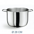 PADERNO Pentola Alta In Acciaio Inox 28 Cm - Serie 1100, Design Italiano, Qualità Professionale, Made In Italy - 3