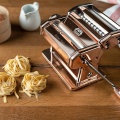Macchina Per Pasta Fresca Manuale In Acciaio Inossidabile Con Spessore Regolabile E Doppia Taglierina (Modello B) - 3