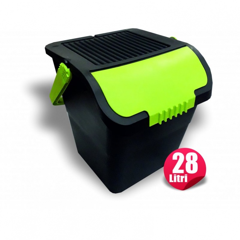 Pattumiera a pedale - MDL Modello BIN PLUS da 20 Lt