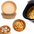 100 Fogli Di Carta Da Forno Per Friggitrice Ad Aria, Rotonda 23cm, Antiaderente, Per Cottura Sana, Adatta A Marchi Da 5-8 Litri