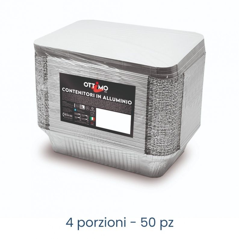 Ciotola In Plastica Obstnny 13L Con Coperchio – Confezione Da 4, Rettangolare, Per Alimenti, Impilabile, Nera