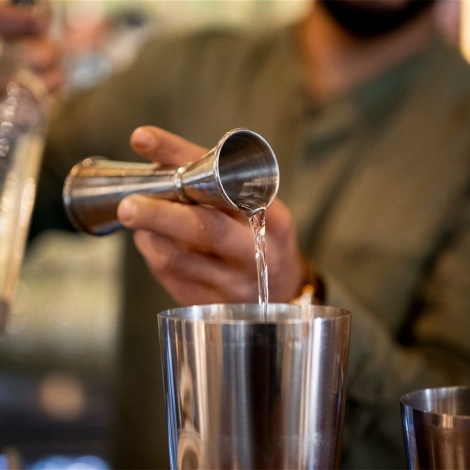 Jigger In Acciaio Inox Per Bar, Dosatore Cocktail Bifacciale 20ml/40ml, Misurino Per Liquori E Sciroppi