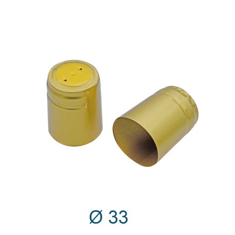 Cabilock Cappucci Termoretraibili Per Bottiglie Di Vino Rosso 33Mm Film Sigillante Per Uso Con Soffiatore Di Calore Accessori Per Bar E Cantine 100 Pezzi - 5